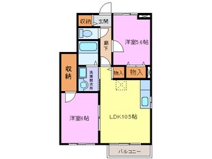 中村公園駅 バス12分  東条下車：停歩15分 1階の物件間取画像